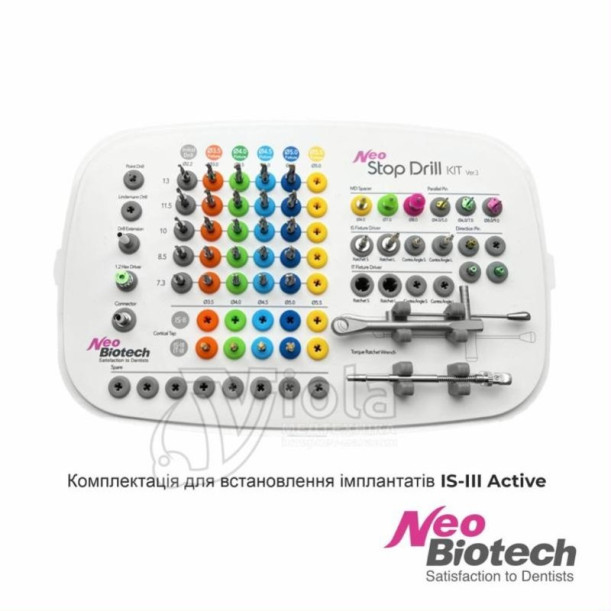 Хірургічний набір Neobiotech Neo Stop Drill Kit для IS III Active