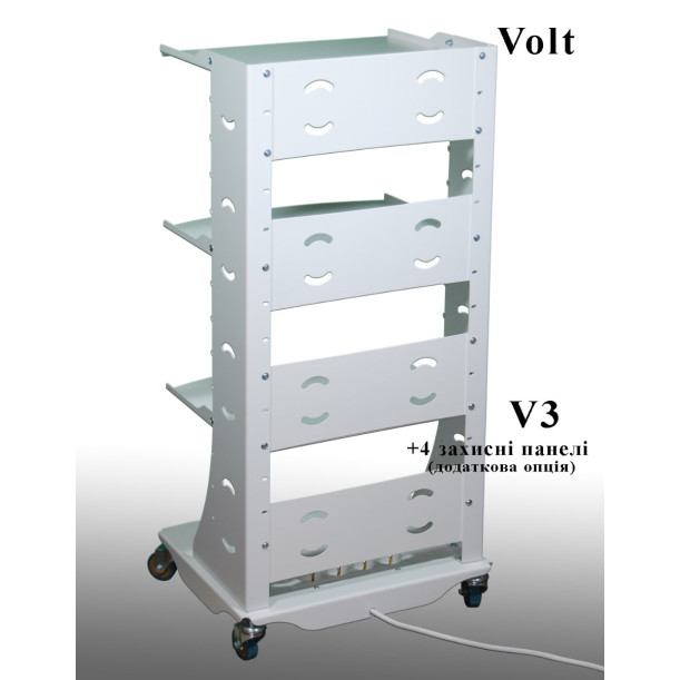 Мобільний столик для приладів Volt, 1–4 полиці, висота 86 см