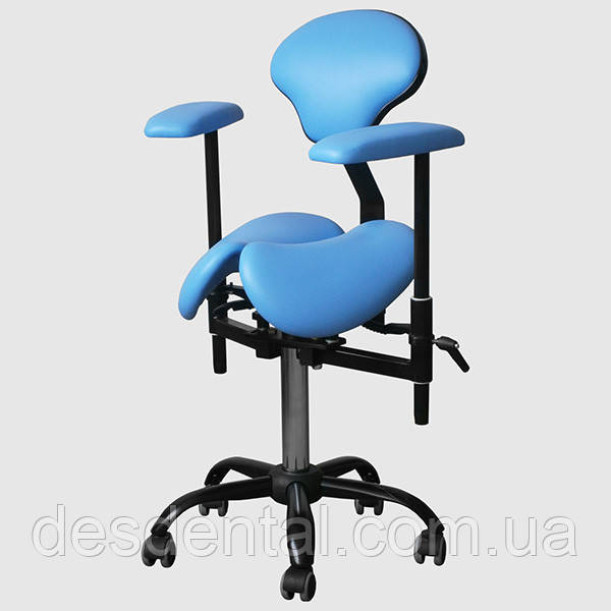 SADDLE PRO: Стілець лікаря-стоматолога для роботи з мікроскопом