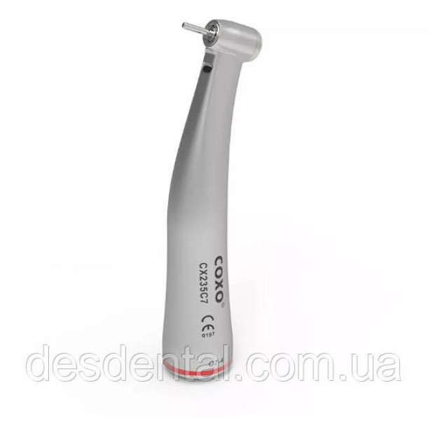 Наконечник кутовий підвищуючий COXO CX235 C7-4 1: 5 LED фиброоптикой, міні головка