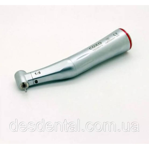 Наконечник кутовий підвищуючий COXO CX235 C7-1 1:5 LED фіброоптика