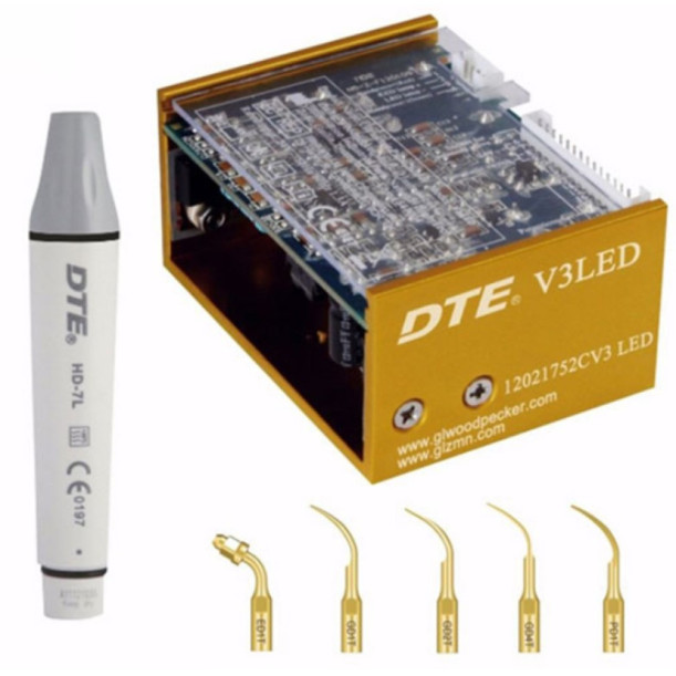 Ультразвуковий скалер Woodpecker DTE V3 LED, вбудовуваний, 3 режими